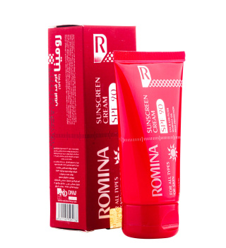 كرم ضد آفتاب spf 90 - بي رنگ 50 ميل رومينا