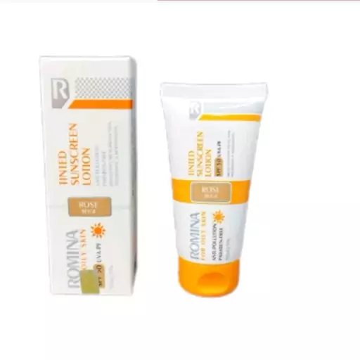 لوسيون ضد آفتاب spf 50 - تيره مناسب پوست چرب 50 ميل رومينا