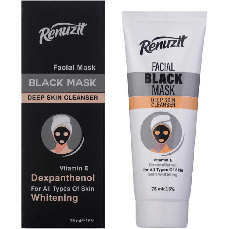ماسك صورت حاوي كربن فعال 75 ميل رينوزيت بسته 2 عددي