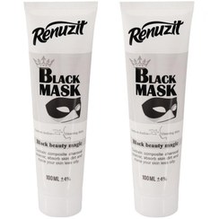 ماسك صورت حاوي كربن فعال 100 ميل رينوزيت بسته 2 عددي