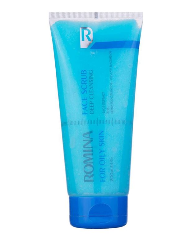 اسكراب صورت 200 ميل مناسب پوست هاي چرب و جوش دار رومينا