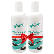 شامپو سر مناسب موهاي چرب حاوي روغن ماكادميا 400ميل رينوزيت 2 عددي
