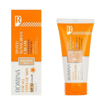 كرم ضد آفتاب spf 50 - طبيعي 50 ميل رومينا
