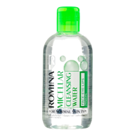 محلول پاك كننده آرايش چشم ، لب و صورت مناسب پوست نرمال 250 ميل رومينا 02 سبز