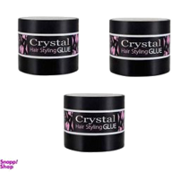 چسب مو 200 ميل كريستال بسته 3 عددي